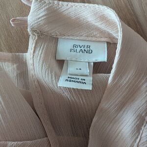 River Island Blush Pink Blouse